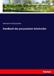 Cover von Handbuch des preussischen Schulrechts