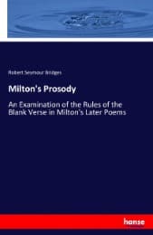Cover von Milton's Prosody