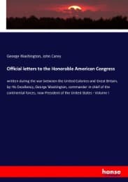 Cover von Official letters to the Honorable American Congress