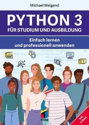 Cover von Python 3 für Studium und Ausbildung