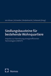 Cover von Siedlungsbausteine für bestehende Wohnquartiere