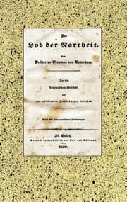 Cover von Das Lob der Narrheit. Reprint der Ausgabe von 1839 (BoD)