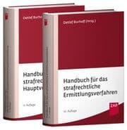Cover von Paket Handbuch für das strafrechtliche Ermittlungsverfahren und Handbuch für die strafrechtliche Hauptverhandlung