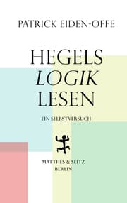 Cover von Hegels Logik lesen