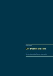 Cover von Der Dozent an sich