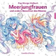 Cover von Pop-Manga-Malbuch: Meerjungfrauen und andere Bewohner des Meeres