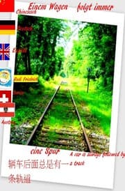 Cover von Einem Wagen folgt immer eine Spur Chinesisch Deutsch Englisch