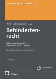 Cover von StichwortKommentar Behindertenrecht