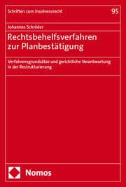 Cover von Rechtsbehelfsverfahren zur Planbestätigung