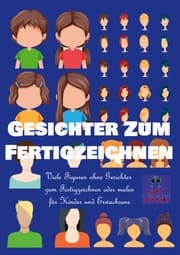 Cover von Gesichter zum Fertigzeichnen