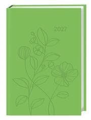 Cover von Kalenderbuch A7 grün 2027