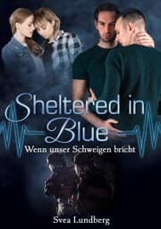 Cover von Sheltered in blue - Wenn unser Schweigen bricht