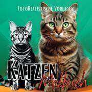 Cover von Malbuch Katze Fotorealistisch.
