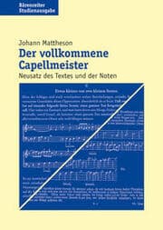 Cover von Der vollkommene Capellmeister
