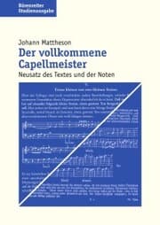 Cover von Der vollkommene Capellmeister