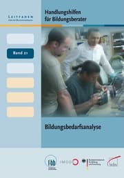 Cover von Handlungshilfen für Bildungsberater: Bildungsbedarfsanalyse