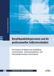Cover von Berufskundelehrpersonen und ihr professionelles Selbstverständnis