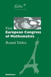 Cover von First European Congress of Mathematics III