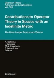 Cover von Contributions to Operator Theory in Spaces with an Indefinite Metric