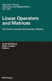Cover von Linear Operators and Matrices
