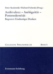Cover von Ambivalenz - Ambiguität - Postmodernität