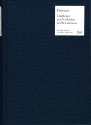 Cover von Tätigkeiten und Strukturen des Bewusstseins