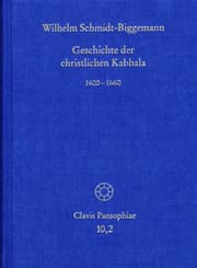 Cover von Geschichte der christlichen Kabbala. Band 2