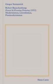 Cover von Robert Rauschenbergs 'Erased de Kooning Drawing' (1953)