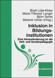 Cover von Inklusion in Bildungsinstitutionen