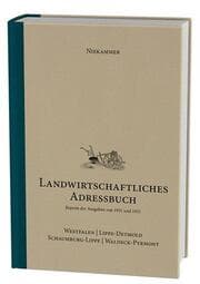 Cover von Niekammer' s landwirtschaftliches Adressbuch Westfalen - Lippe-Detmold - Schaumburg-Lippe - Waldeck-Pyrmont