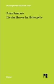 Cover von Die vier Phasen der Philosophie und ihr augenblicklicher Stand
