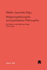 Cover von Religionsphilosophie und spekulative Theologie / Religionsphilosophie und spekulative Theologie