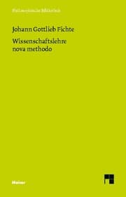Cover von Wissenschaftslehre nova methodo