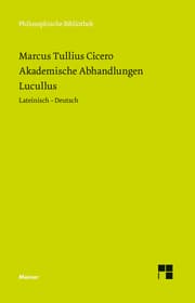Cover von Akademische Abhandlungen, Lucullus