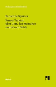 Cover von Kurzer Traktat über Gott, den Menschen und dessen Glück