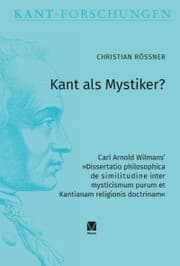 Cover von Kant als Mystiker?