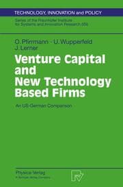 Cover von Venture Capital and New Technology Based Firms