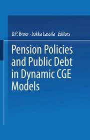 Cover von Pension Policies and Public Debt in Dynamic CGE Models