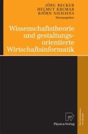 Cover von Wissenschaftstheorie und gestaltungsorientierte Wirtschaftsinformatik
