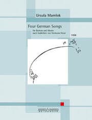 Cover von Four German Songs