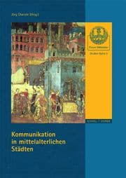 Cover von Kommunikation in mittelalterlichen Städten