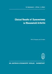 Cover von Clinical Results of Synovectomy in Rheumatoid Arthritis