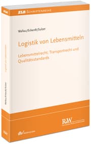 Cover von Logistik von Lebensmitteln