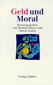 Cover von Geld und Moral