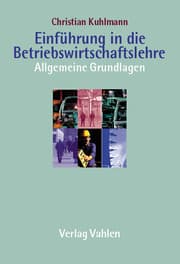 Cover von Einführung in die Betriebswirtschaftslehre