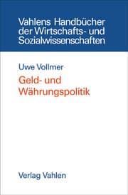 Cover von Geld- und Währungspolitik