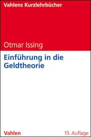 Cover von Einführung in die Geldtheorie