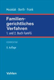 Cover von Familiengerichtliches Verfahren. FamFG