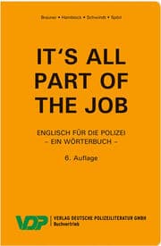Cover von It's all part of the job - Ein Wörterbuch