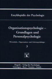 Cover von Organisationspsychologie - Grundlagen und Personalpsychologie